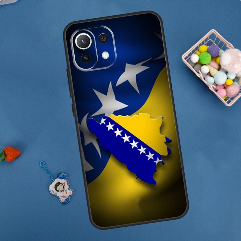 Bosnia Flag Case For Xiaomi 11T 12T 13T 14T Pro 13 14 15 Ultra POCO X7 Pro X3 X5 X6 M6 F5 F6 Pro Cover