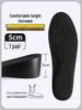 Women's 5 cm Invisible Height-Increasing Insoles for Long Boots, Arch Support to Prevent Tired Feet.