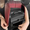 Car Armrest Cushion With 2 Cup Holder And Side Pocket PU Leather Auto Center Console Arm Rest Heighten Pads Car Arm Rest Cover