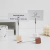 Retro Wooden Business Card and Photo Holder – Cute Memo Stand