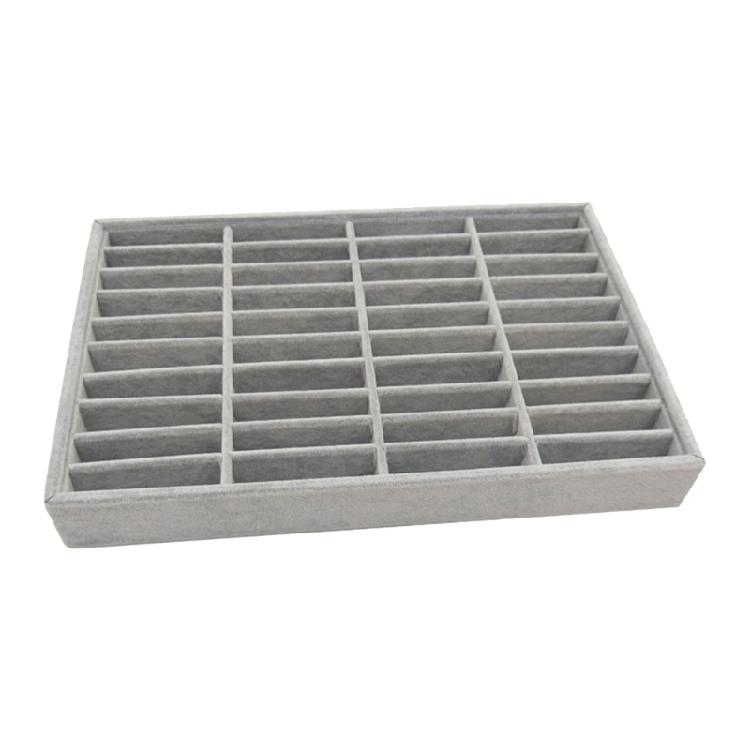 Sturdy Wood 40 Bracelet Organizers Tray Elegant Jewelry Countertop Display Systems