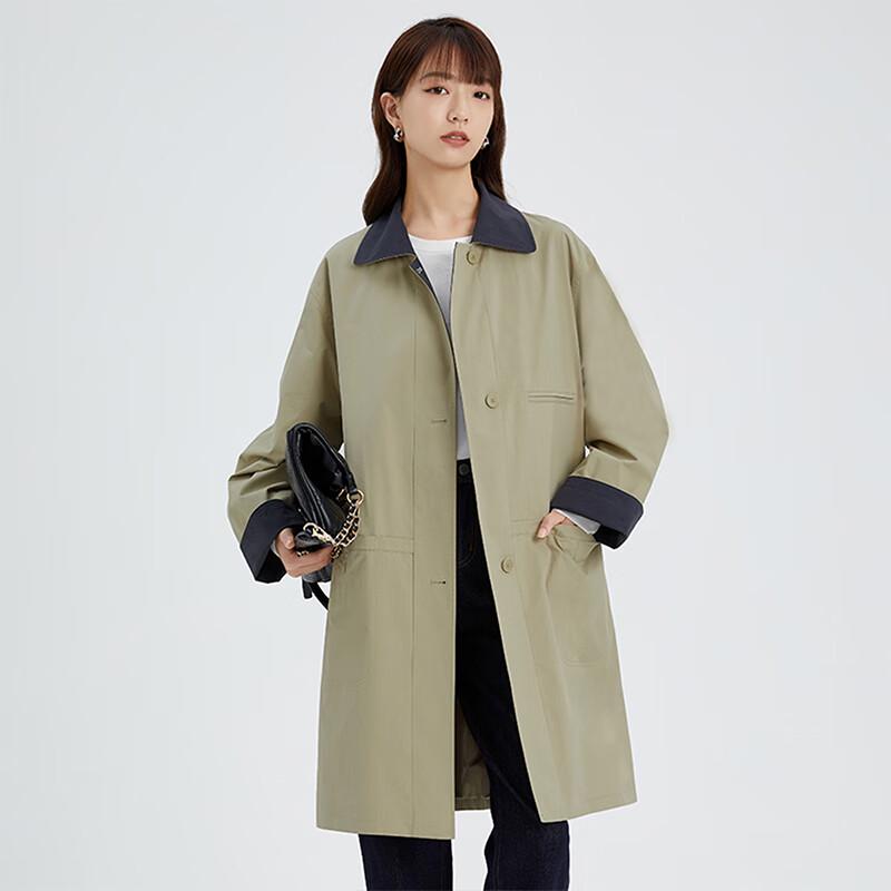 TaTu Women's Versatile Trench Coat