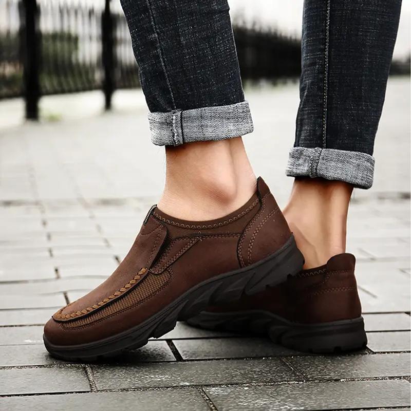 Brands Fashion Men Casual Shoes Mens Loafers Moccasins Breathable Slip on Retro Driving Shoes Men Sneakers Plus Size 39-48