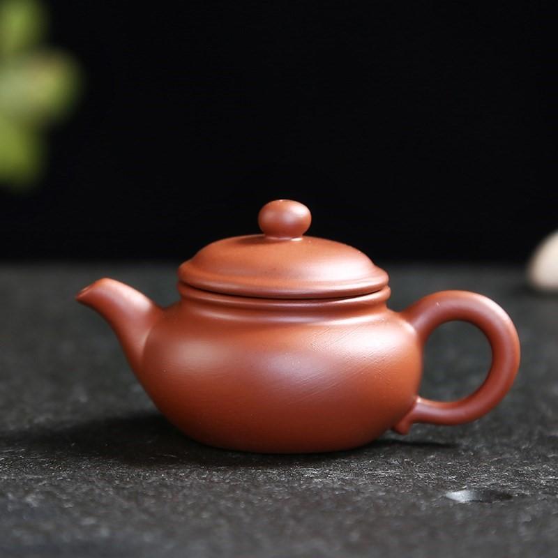 קומקום אצבע מחימר סגול חיית תה סט תה כיס קטן קישוטים אביזרי תה קישוט שולחן תה בוטיק