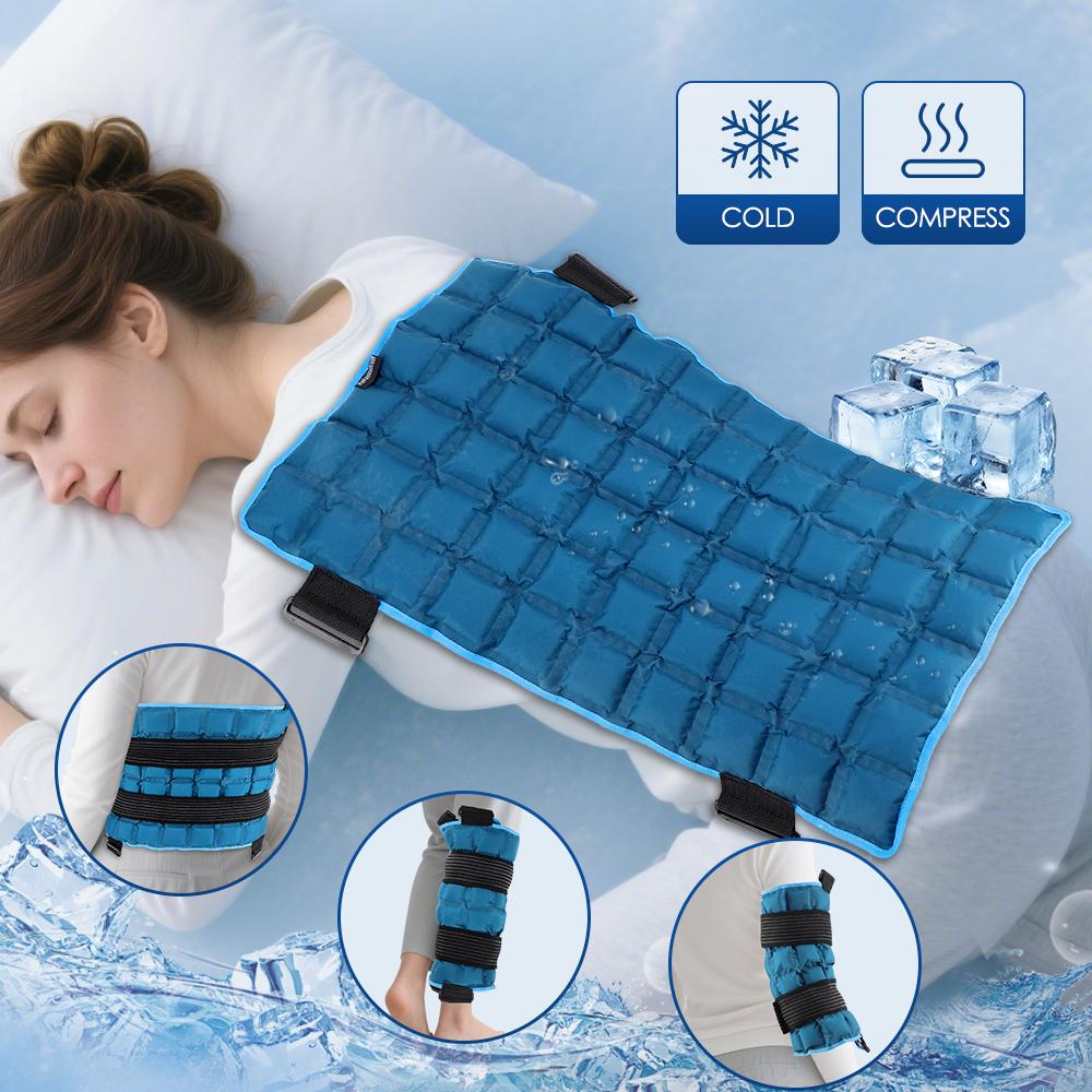Large Ice Pack for Back Relaxation Reusable Cold Pack for Knee Leg Neck Shoulder Hip Ice Wrap for Back Discomfort and Muscle