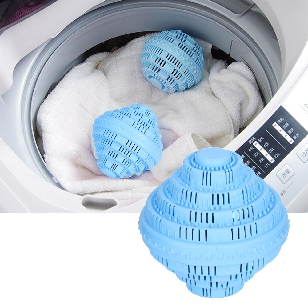 Washing Machine Reusable Eco Friendly Laundry Cleaning Balls Clothes Cleaning Tool Blue