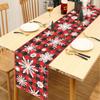 Christmas Linen Table Runner Merry Cristmas Decoration for Home 2024 Xmas Party Decor Ornament Navidad Natal Happy New Year 2025