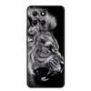 For Honor 400 Smart Case Phone Cover Lion Wolf Black Silicone TPU Soft Back Cover Cases For Honor 400 Smart Case Coque Fundas