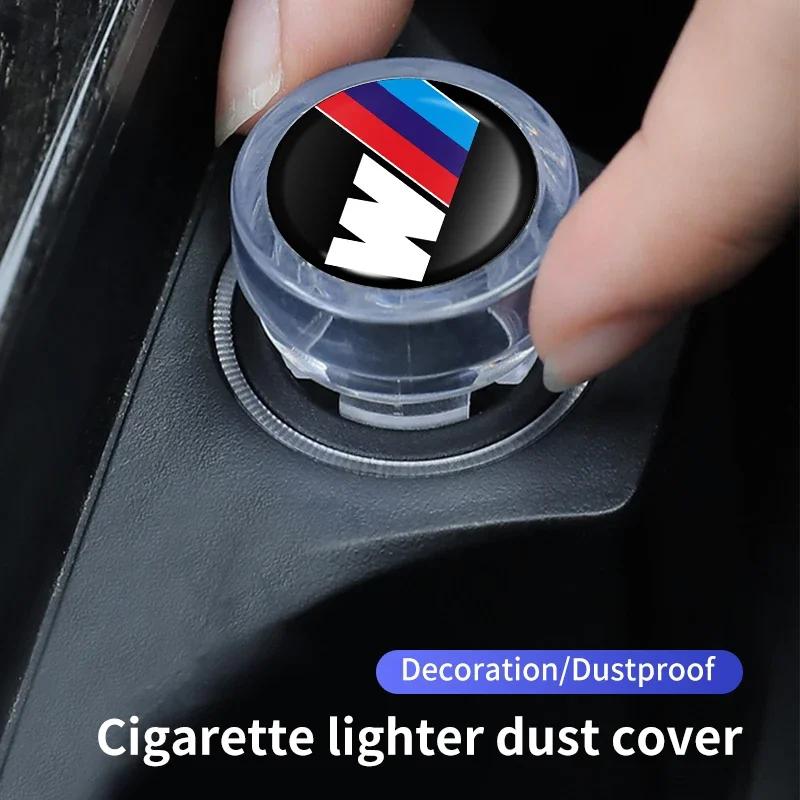 BAAJ1 Car Sticker For BMW Car Cigarette Lighter Dust Cover Power Socket Adapter Waterproof Cap For BMW X3 X5 M5 M3 E46 E90 E60 F10 E39