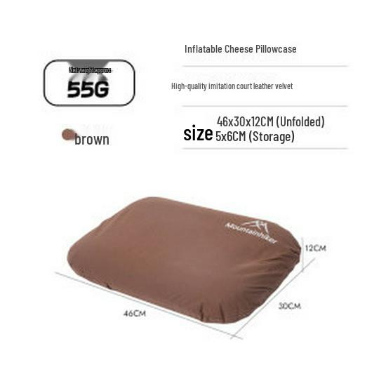 Portable U-Shaped Self-Inflating Camping Pillow