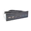 USB3.0 Voorpaneel voor Desktop 5.25" ROM Drive Bay USB3.0 19Pin USB2.0 3.5mm