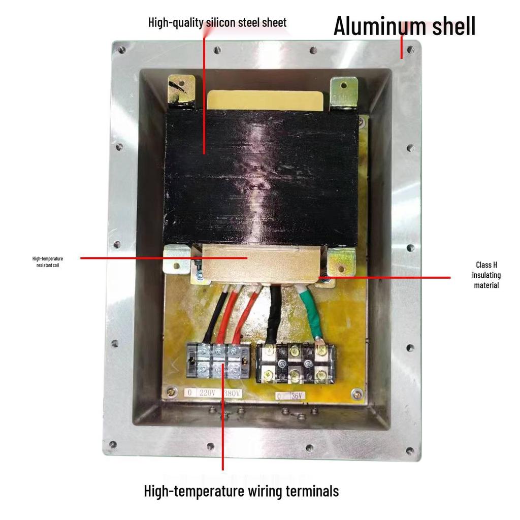 Single-Phase Explosion-Proof Portable Mining Lamp Transformer BBK (500VA-2KVA, 220V to 380V/36V/24V/12V)