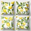 Lemon Pillow Covers Fresh Fruit Designs Holiday Sofa Home Room Office Living Decor Single Sided Printing Summer Kitchen Cushion