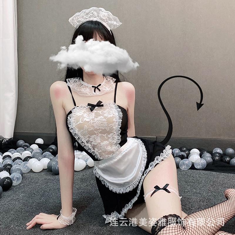 Sex Dessous Uniform Verführung Dienstmädchen Cosplay Sexy Sex Dessous Uniform Reine Lust Dienstmädchenkostüm Leidenschaft