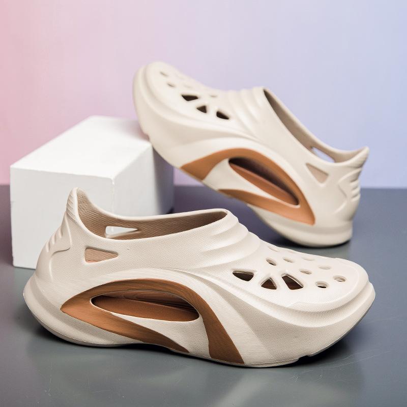 Sommer neue rutschfeste Lochschuhe Outdoor-Strandslipper atmungsaktive leichte Sandalen