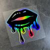 1PC Lips Multiple Colors Motocycle Stickers Waterproof for Helmet Fuel Tank Fairing Car Window Scooter Universal Vinyl Decals