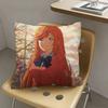 1pc Nazuna Asahina Classroom Of The Elite Pillow Case Fashion Square Pillowcase Bedroom Sofa Room Ins Decoration Leisure