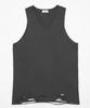 WEGO Distressed Tank Summer Size Sumikuro Men's Top, Sleeveless, Outfit, Streetwear, Gift, L,