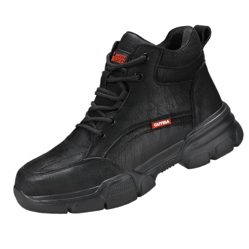 Labor Insurance Shoes Steel Bag Head Lightweight Safety Shoes Comfortable Safety Protection Winter Cotton Shoes