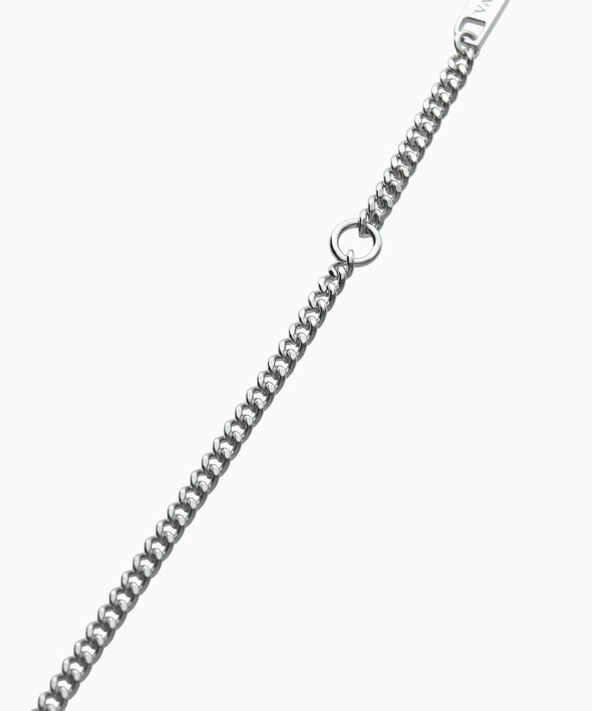 Valik [925 Silver] No.20 Signature Green Pattern Coin Necklace [L]