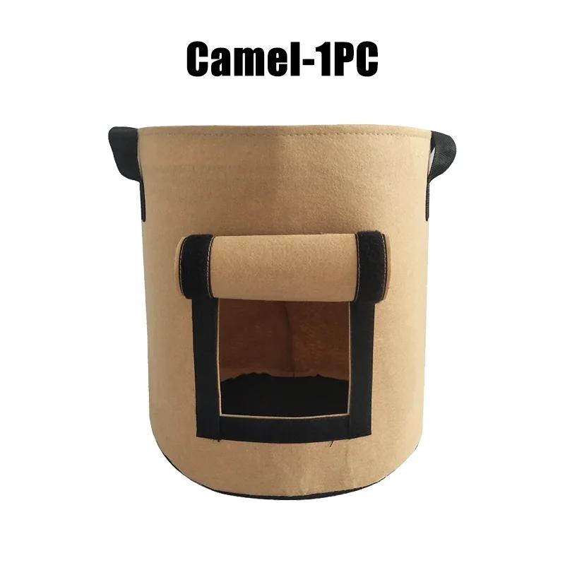 5/10 галлонов фетровый мешок для посадки картофеля большой диаметр мешок для рассады овощных растений нетканое ведро для выращивания картофеля в саду 5Gallon