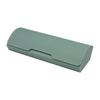 Tccase Glasses Case Hard Stylish Women's Men's Synthetic Leather Magnetic Closure PC Glasses Reading Glasses Green Gift Present MF-20-8