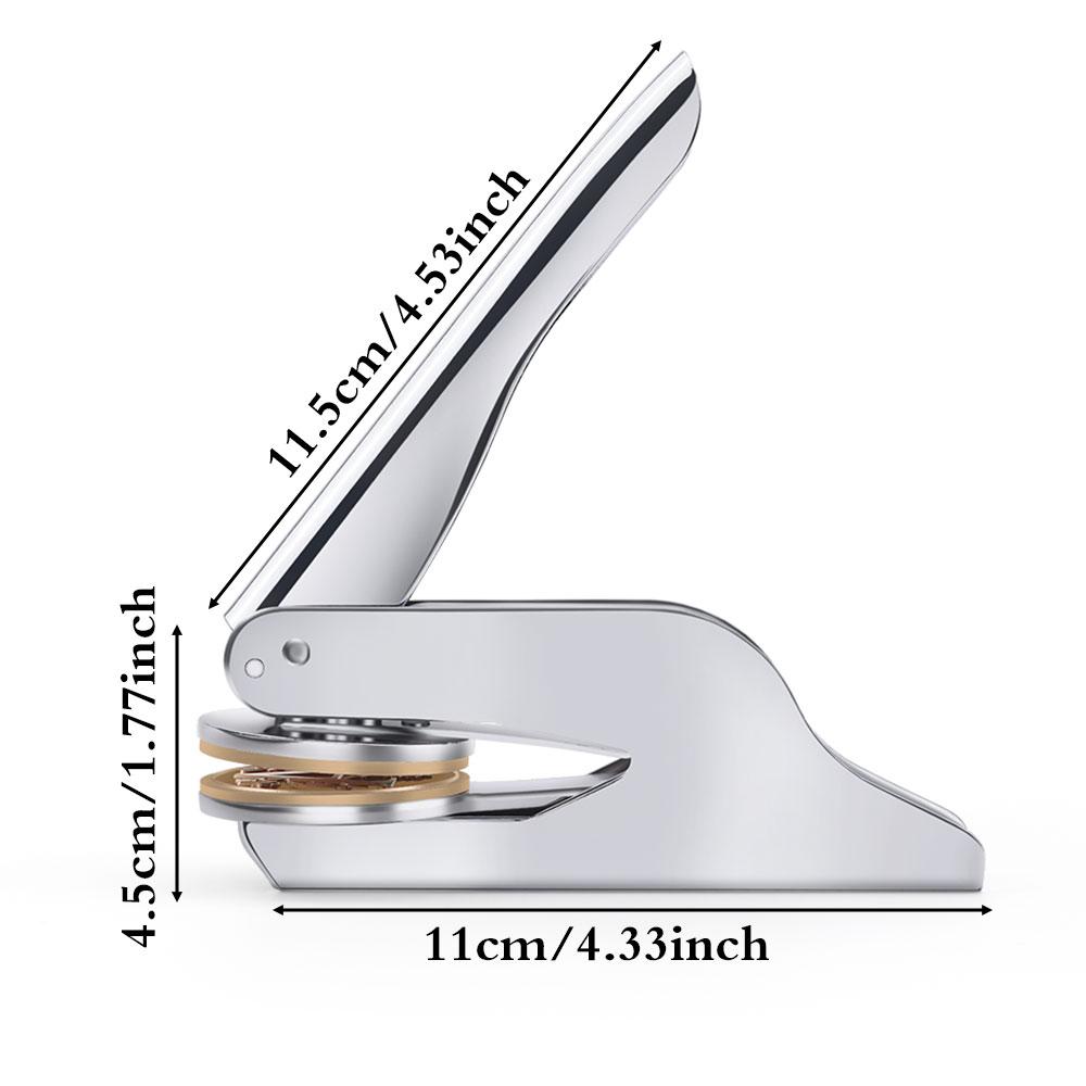 26-Buchstaben-Prägeprägestempel - Handgehaltener Prägestempel, am besten für Bücher, Briefumschläge, Servietten, florale Ex Libris, tolles Geschenk für Buchliebhaber