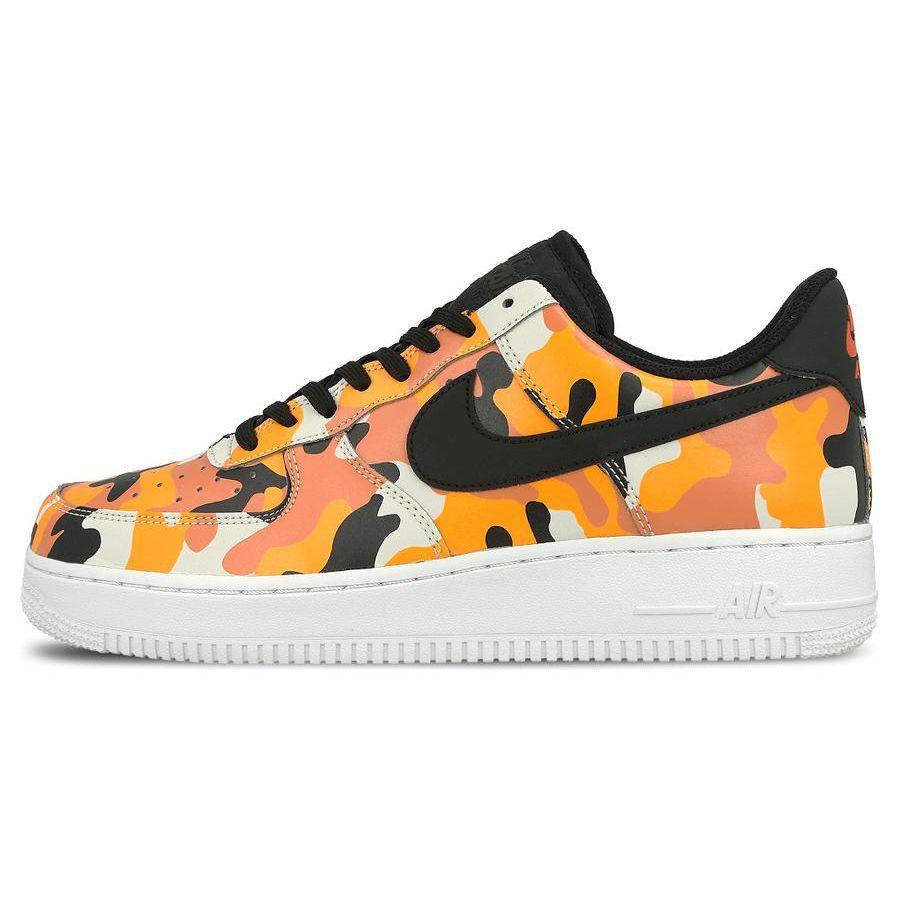 

Кроссовки унисекс Nike Air Force 1 07 LV8 Orange Camo Team-Orange Black 823511-800