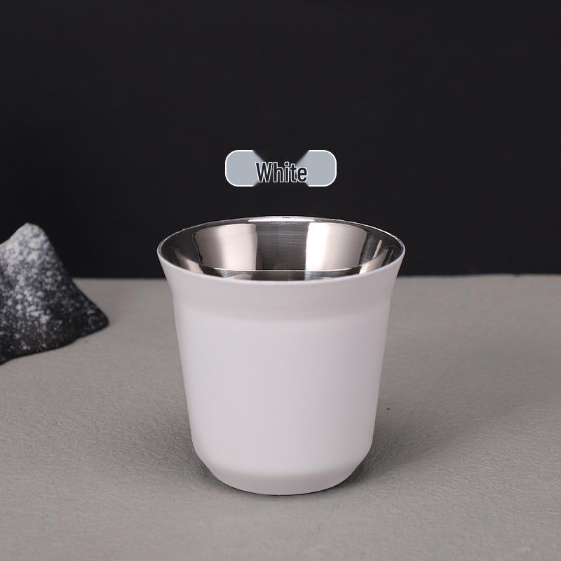 Tazza da Caffè Termica Mini a Doppia Parete in Acciaio Inossidabile 304 - Personalizzabile
