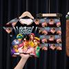 Kids Girls Boys 2PCS Pajamas Set K-pop Style Anime Short Sleeve T-shirt + Shorts Summer Comfortable Children Homewear Nightwear
