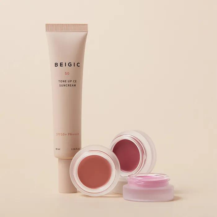 Tone-Up CE Sunscreen 40ml + Lip & Cheek (Select 1 of 6) Set 01 Tool
