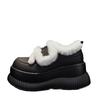 Winter Klettverschluss Schneestiefel Fleece Neu Dicke Sohle Warm Große Baumwollschuhe Kurze Stiefel