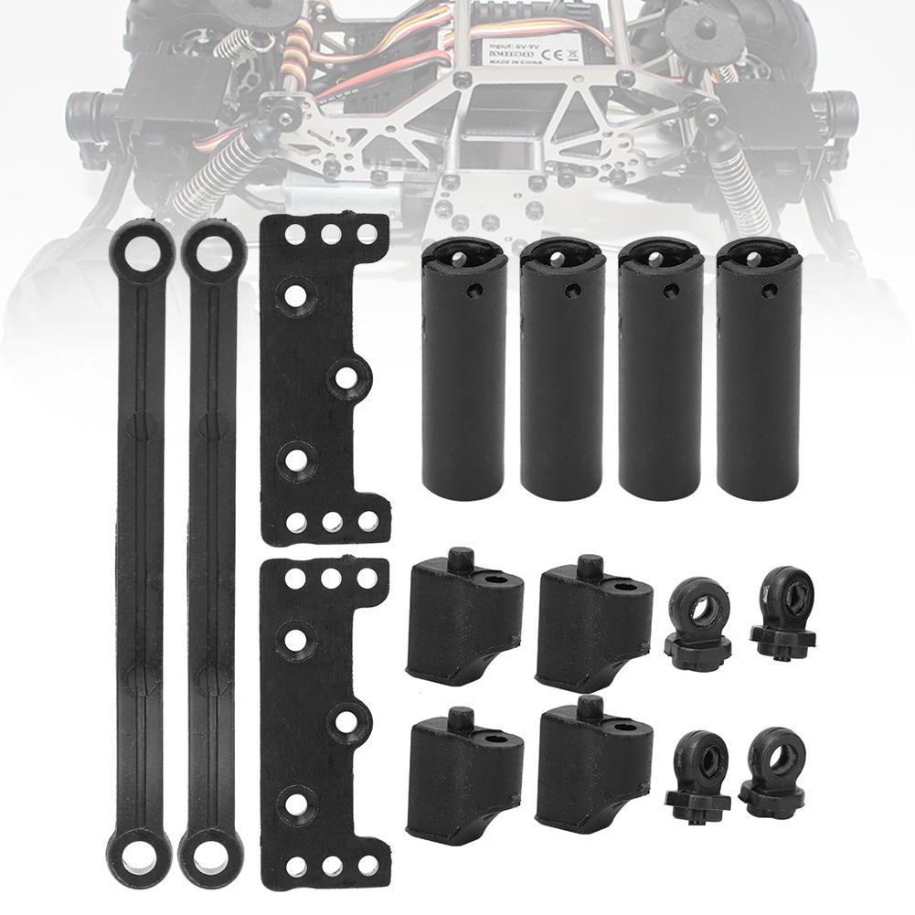 1:24 Servo Mount Steering Rod Shock Bottom Mount Remote Control Crawler Toy Accessories for Haiboxing 2098B