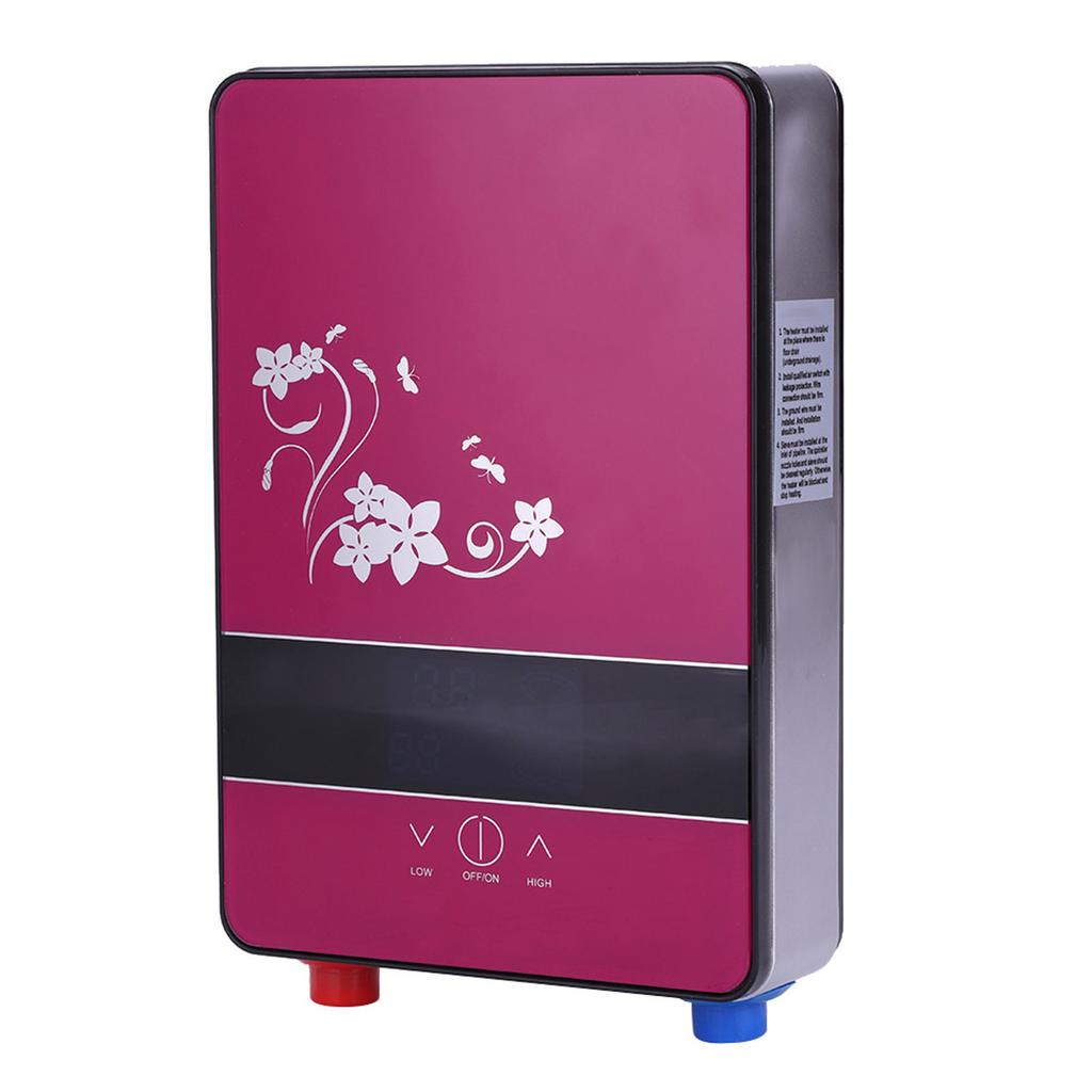 220V 6500W Tankless Instant Electric Hot Water Heater for Home Bathroom Shower
