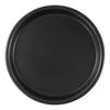 Practical Pizza Pan Delicate Non-Stick 6-10In Black Carbon Steel Chip Tray Dish High Quality Microwave Oven Pan