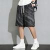 Men's Plus Size Star Print Tie Dye Casual Shorts – Elastic Waist Drawstring Loose Fit Summer Shorts (5XL-11XL)