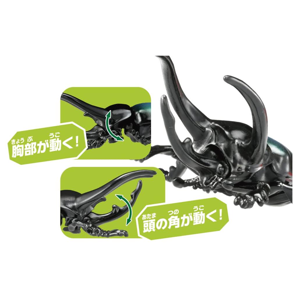 TAKARA TOMY Ania AS-39 Caucasus Horned Beetle Insect Toy Ages 3 and Up