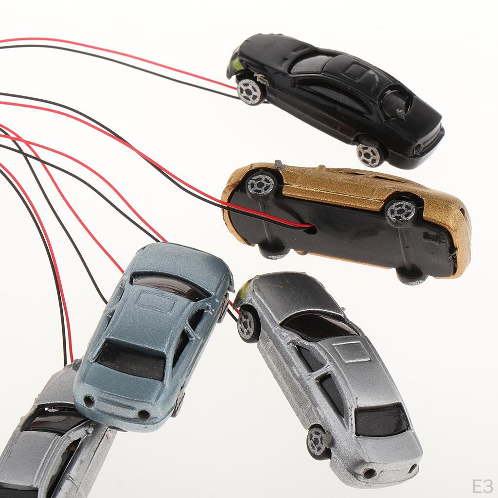 5pc Shine Model Miniature Table Accessory Parking Scenery