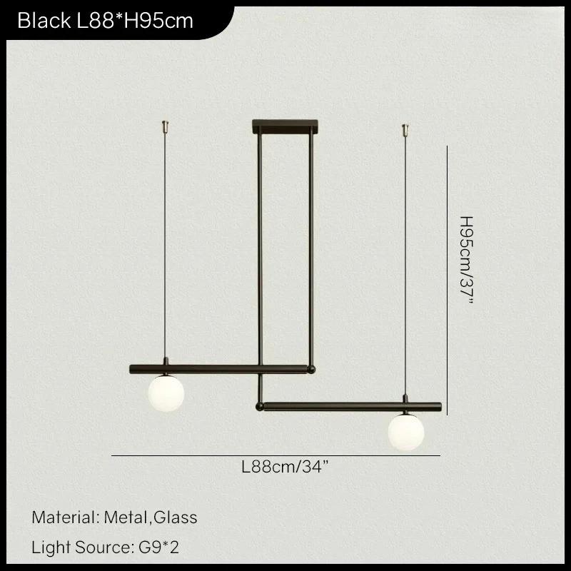 Simple Modern Minimalist Living Room Chandelier Linear Restaurant Pendant Light  Creative Shop Hanging Lamp for Home LED