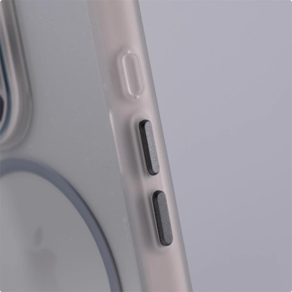 Transparent Shockproof For Magsafe Bumper Case for iPhone 17 Air 16 Pro Max 15 14 13 12 Magnetic Wireless Charging Clear Cover