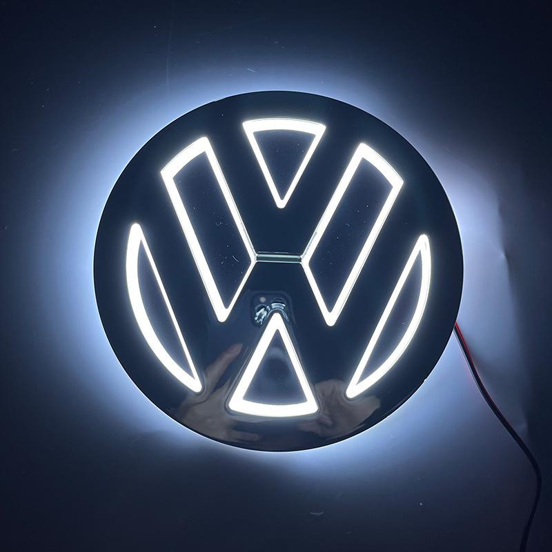 

Для VOLKSWAGEN VW 1 шт. 5D Задний светящийся значок для моделей серии Volkswagen, 11 см (Светодиодная холодная светящаяся задняя эмблема) 11cm белый