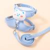 Cat Pulling Rope Anti Breaking Loose Special for Going out Cat Vest Chest Strap Small Dog Dog Anti-Skid Cat Rope