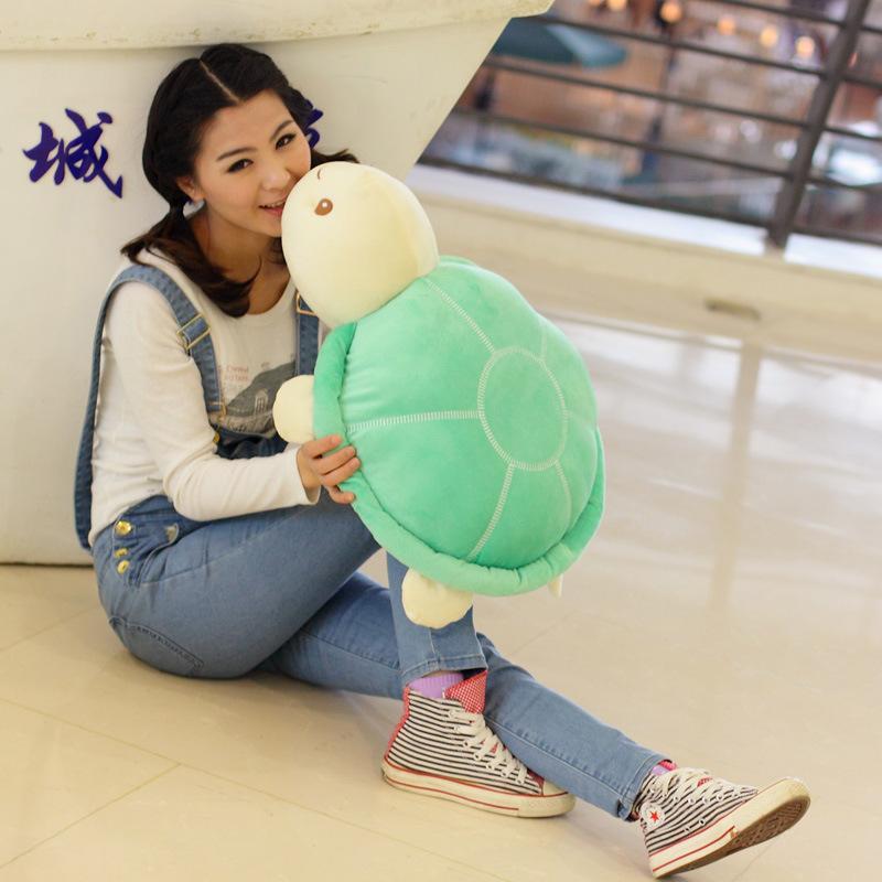 

Cute soft couple turtle throw pillow plush toy doll little turtle doll girl company soothing doll 20cm（0.1kg）