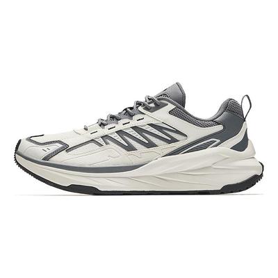 Bequeme Vielseitige Rutschfeste Langlebige Low-Top Freizeit-Laufschuhe Herren Sneaker Weiß Grau 912435507-1