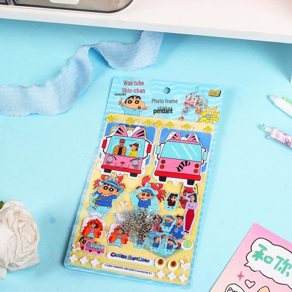 Crayon Shin-chan Cartoon Pendant & Diary Decoration Stickers