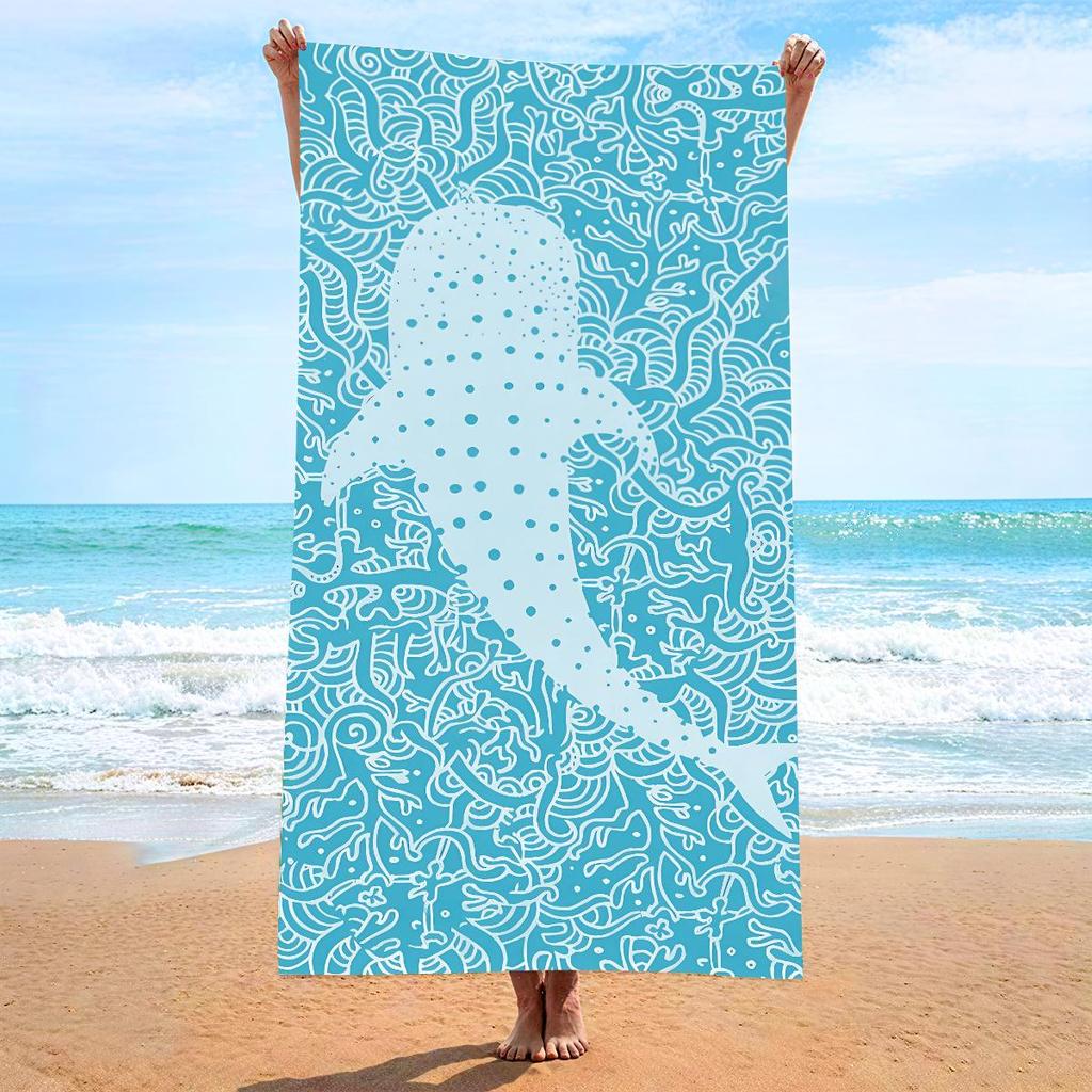 70x140 Microfiber Custom Printed Beach Towel - Absorbent & In Stock