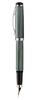 Xezo Incognito fountain fine Zinc green Pure platinum limited edition of 500 pen, nib. lacquer. plated. Handcrafted, pieces.