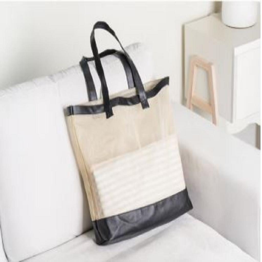 Daiso Large Mesh Shoulder Bag - Navy
