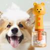 Dog Shampoo Foamer Sprayer Pet Shampoo Dispenser Bear Design Foamer For Odor Control Outdoor Washing Kennel Cleaning Paw Pet