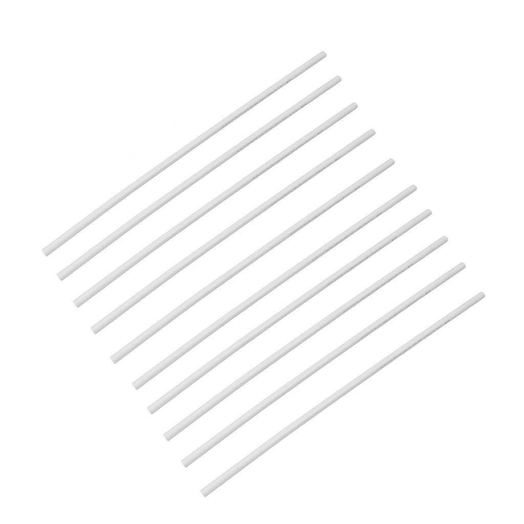 10 Pcs PVC Pipe 1m Length Pure White UV Proof Furniture Grade PVC Pipe for DIY Projects Home Garden Greenhouse